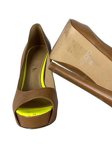 Deri platform ayakkabı - Görsel 6