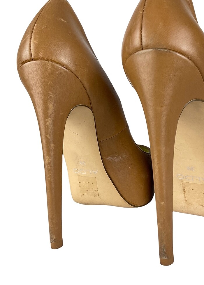 Deri platform ayakkabı - Görsel 4