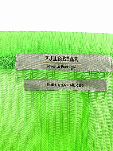 l Beden yeşil Renk Pull and Bear T-shirt %70 İndirimli.