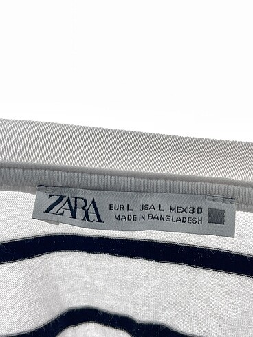 l Beden beyaz Renk Zara Bluz %70 İndirimli.