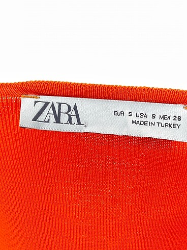 s Beden turuncu Renk Zara Günlük Elbise %70 İndirimli.
