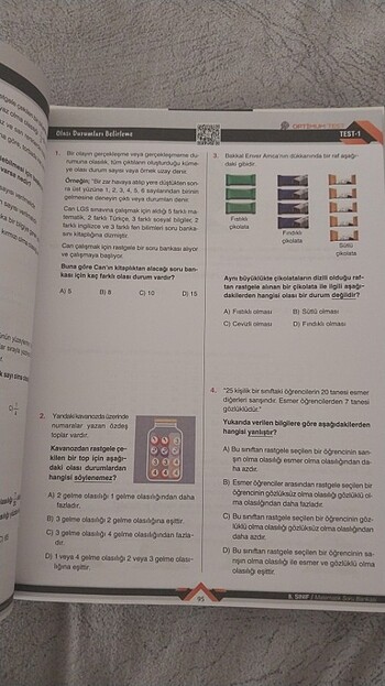 Matematik soru bankası 