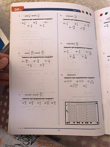  Beden Ayt Matematik Fasikül