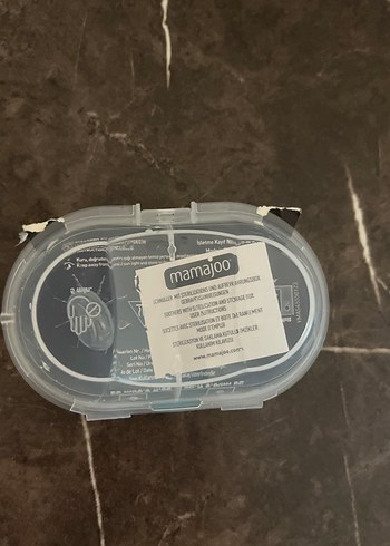 Diğer Mamajoo Gri ve siyah Bebek Emzik Seti 6-12 ay