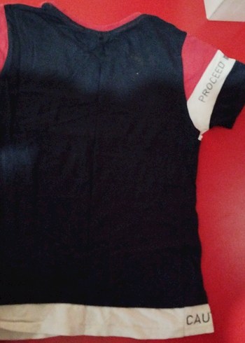 Kırmızı, Koyu Lacivert Baskılı Erkek Çocuk Tişört - Görsel 3