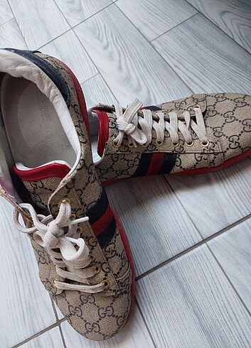 42 Beden camel Renk Gucci muadil ayakkabi
