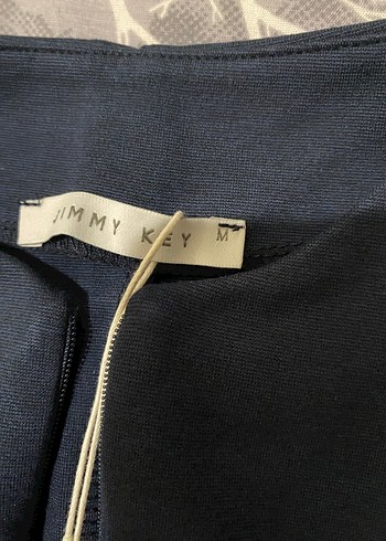 Kadın Lacivert Uzun Kollu Midi Elbise - Görsel 4