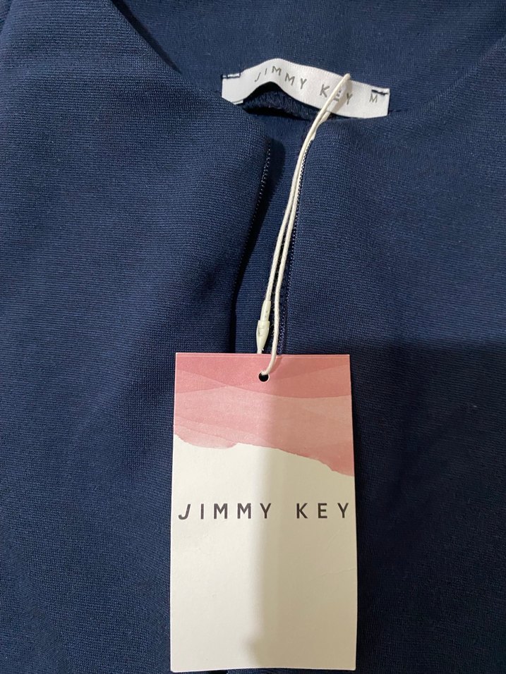 Kadın Lacivert Uzun Kollu Midi Elbise - Görsel 3