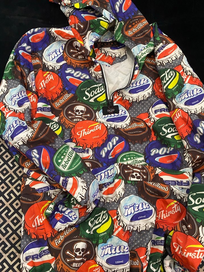 Düğmeli Çok Renkli Kapüşonlu Erkek Çocuk Ceketi - Görsel 2