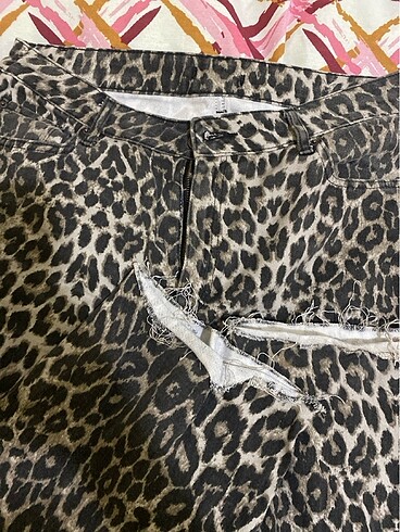Defacto Leopar pantolon