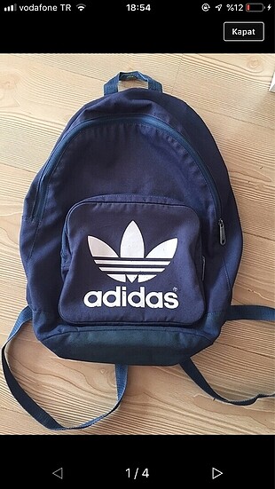 Lacivert Adidas sırt çantası