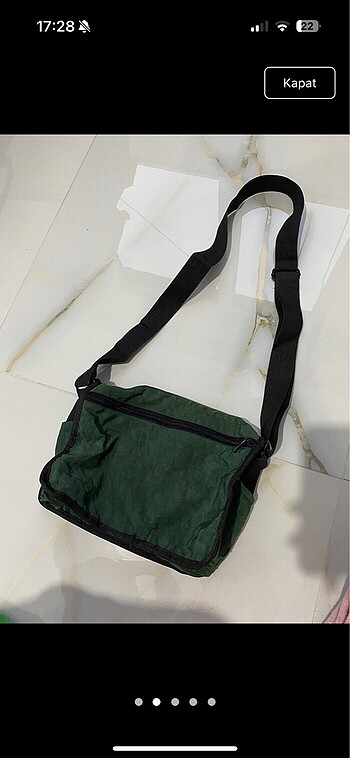  Beden yeşil Renk Yeşil çapraz askılı çanta