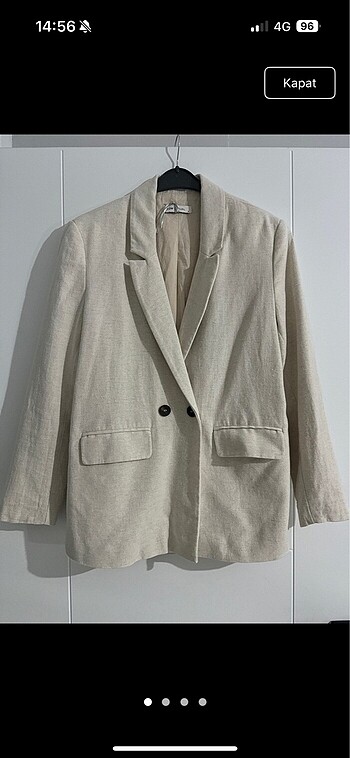 Keten blazer ceket