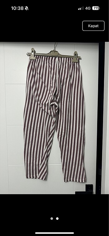 Çizgili pijama altı - Görsel 2