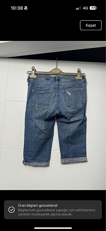 Kot şort - Görsel 2