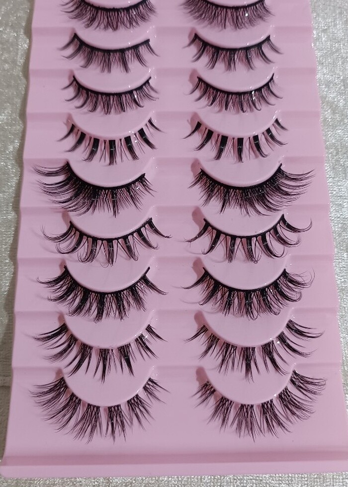 Anime Manga Kawaii Cosplay Takma Kirpik - Görsel 3