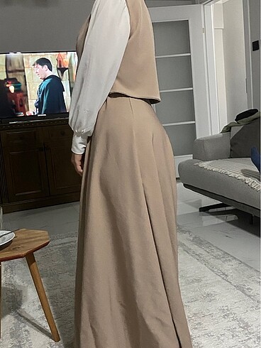 Zara Tesettür yelek takım