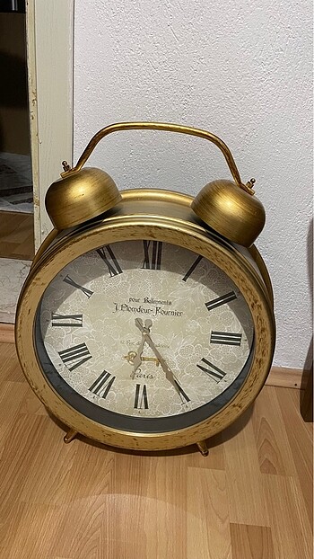  Beden altın Renk Duvar saati