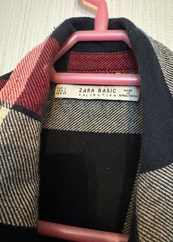 Zara Kalın Oduncu Gömlek - Görsel 3