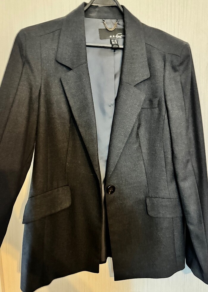 Mango Kaşe Füme Ceket - Görsel 2