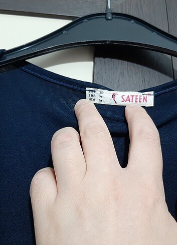 Saten Lacivert yazlık elbise 