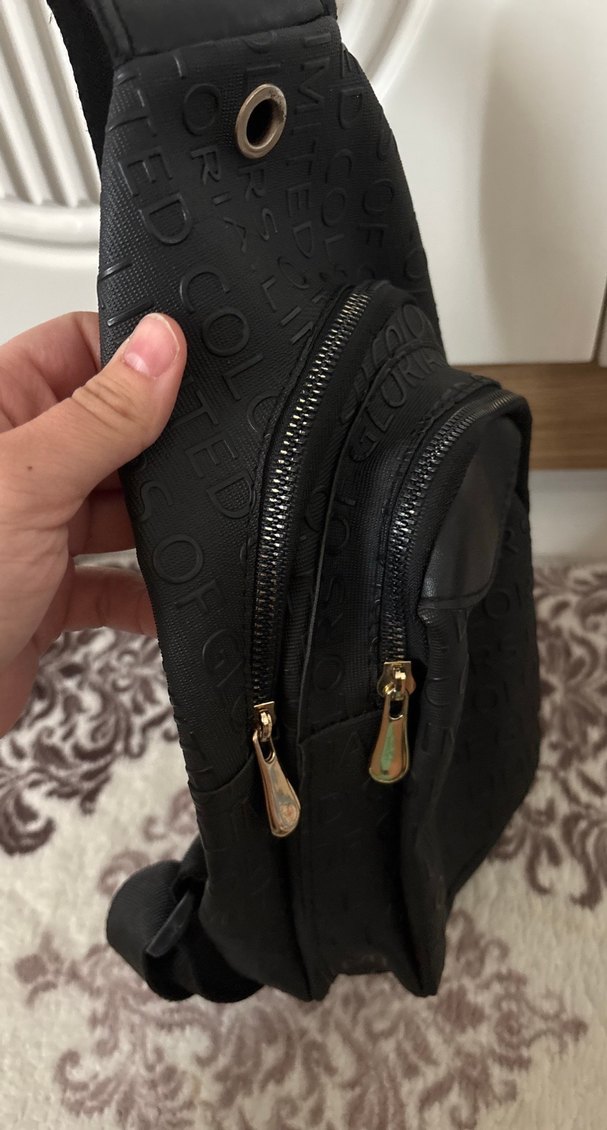 Kadın Siyah Deri Omuz Çantası - Görsel 2