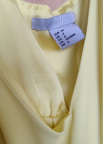 H&M Şifon uzun elbise