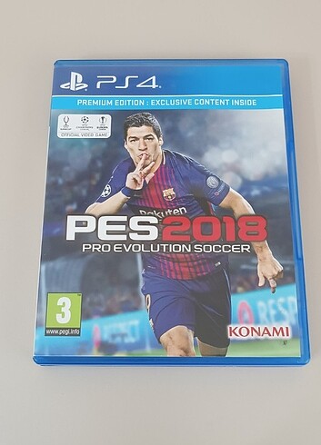 PS4 ORJİNAL PES 2018 SIFIR AYARINDA TEMİZ