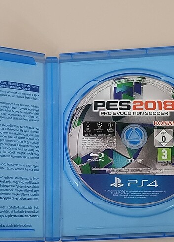 Beden Renk PS4 ORJİNAL PES 2018 SIFIR AYARINDA TEMİZ