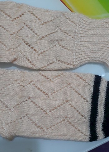 el Örgü çorap yeni kullanılmadı çeyiz için yaptım kullanılmadı - Görsel 4