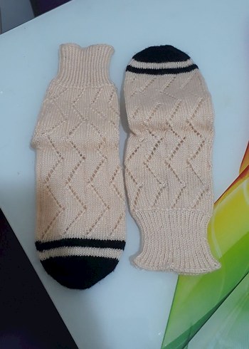 el Örgü çorap yeni kullanılmadı çeyiz için yaptım kullanılmadı - Görsel 3