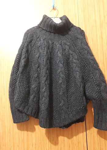 Örgü Boğazlı Kazak - Görsel 2