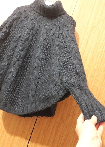 Örgü Boğazlı Kazak - Görsel 3