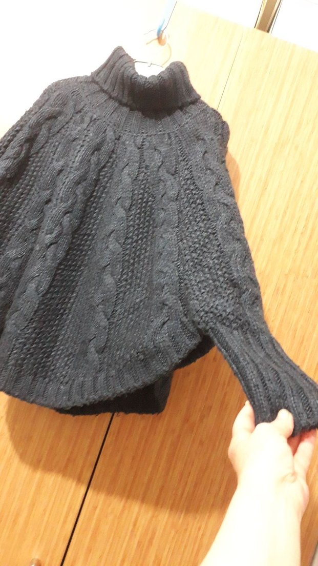 Örgü Boğazlı Kazak - Görsel 3