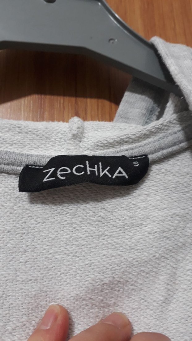 Gri Fermuarlı kız çocuk Sweatshirt - Görsel 5