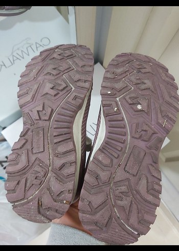 Kız Çocuk Mor Cırt Cırtlı Spor Ayakkabı - Görsel 7