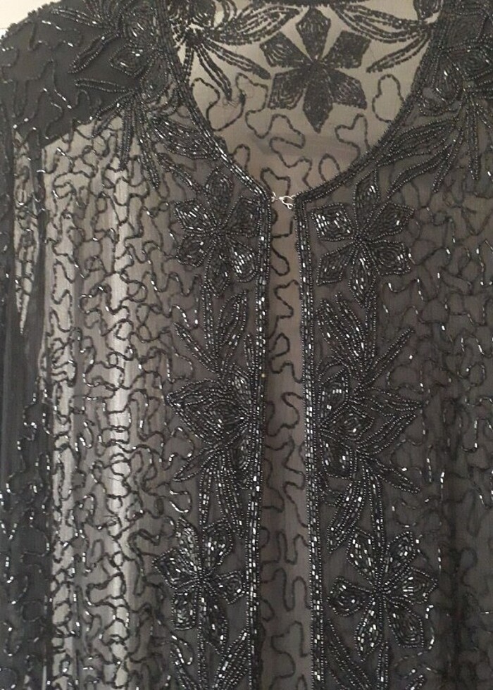 Bayan boncuklu kına abiye - Görsel 3