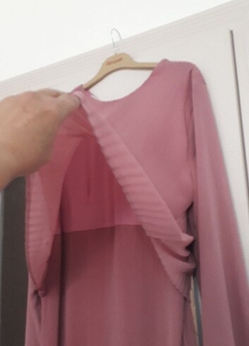 Bayan yazlık uzun elbise 2 defa kullandım temiz - Görsel 2