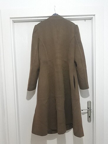 Bayan pardesü az kullanıldı temiz 2 düğme düştü duruyor yırtık d - Görsel 6