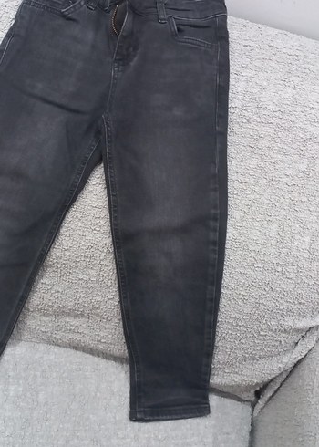 Gri Erkek Çocuk Kot Pantolon - Görsel 3