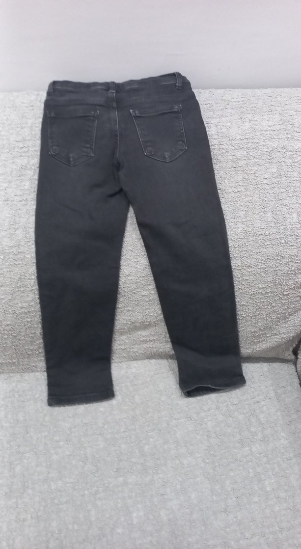 Gri Erkek Çocuk Kot Pantolon - Görsel 5