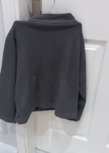 Gri Fermuarlı Erkek çocuk Polar Sweatshirt - Görsel 7