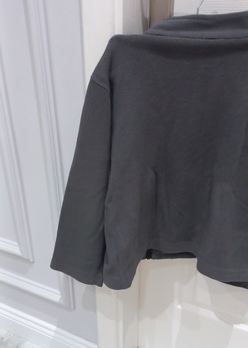 Gri Fermuarlı Erkek çocuk Polar Sweatshirt - Görsel 8