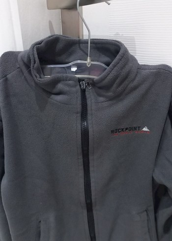 Gri Fermuarlı Erkek çocuk Polar Sweatshirt - Görsel 6