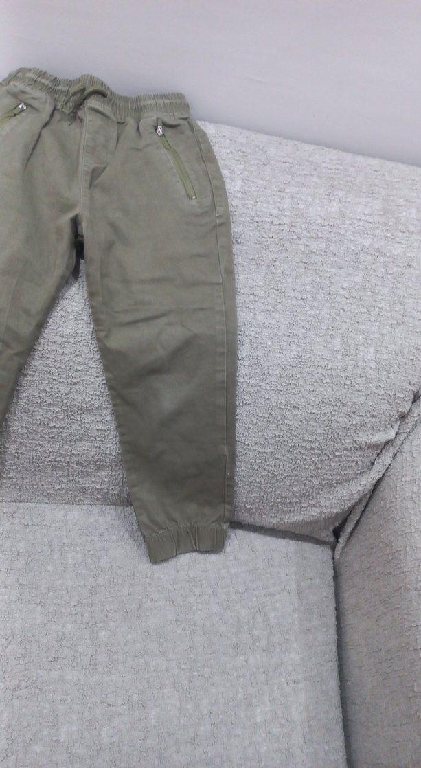 Gri Rahat Kesim Erkek Çocuk Pantolon - Görsel 3