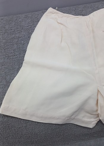 Beyaz Mini Kadın Şort - Görsel 7