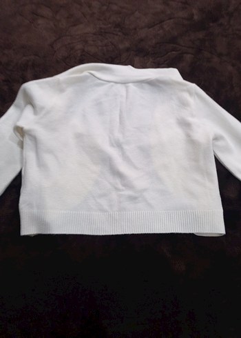 Beyaz Kız Çocuk Fırfırlı Bolero - Görsel 10