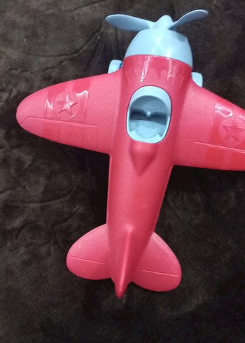 Pembe ve Mavi Renkli Oyuncak Uçak - Görsel 7
