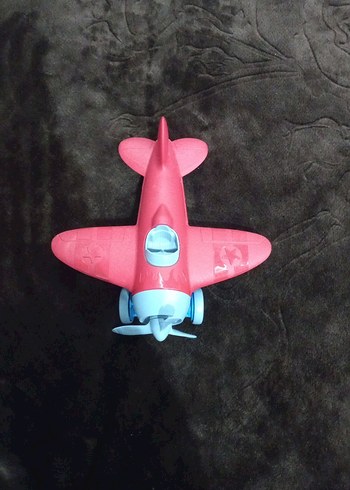 Pembe ve Mavi Renkli Oyuncak Uçak - Görsel 2