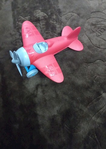 Pembe ve Mavi Renkli Oyuncak Uçak - Görsel 4